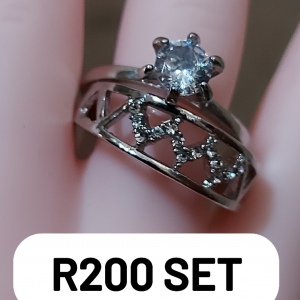 Wedding ring set (2 Piece)